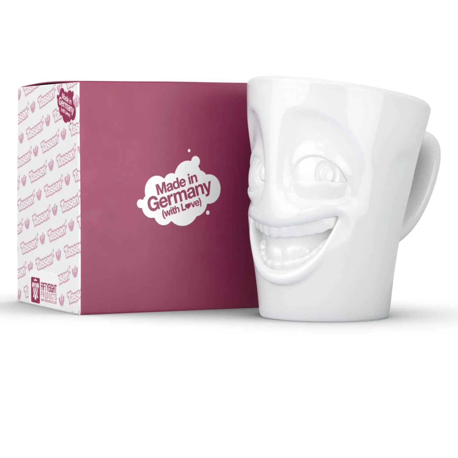 Coffee Mug with Handle, Joking Face