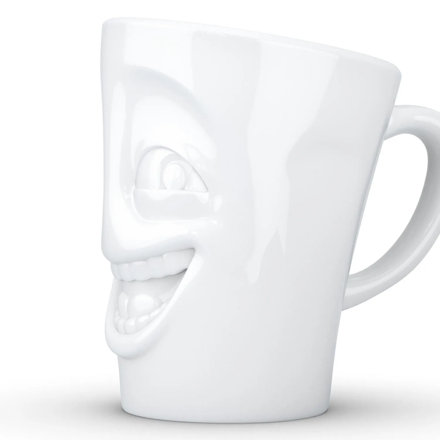 Coffee Mug with Handle, Joking Face