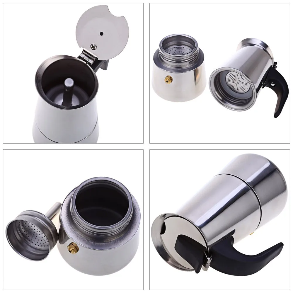 Coffee Pot Mocha Espresso Latte Percolator Stove Latte Stovetop