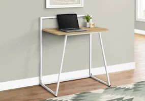 Computer Desk - 30"L / Juvenile Natural / White Metal