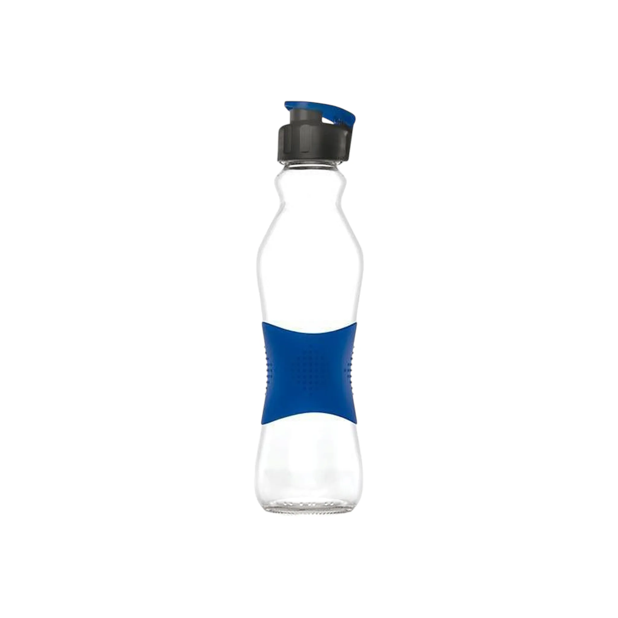 Consol 500ml Glass Grip 'n Go Active Water Bottle with Sports Lid 27496