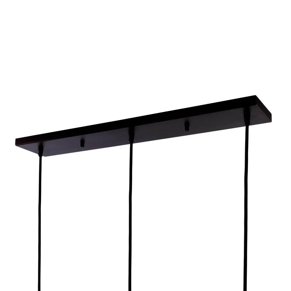 Cooper 25.5"  Farmhouse Contemporary Glass Linear LED Pendant