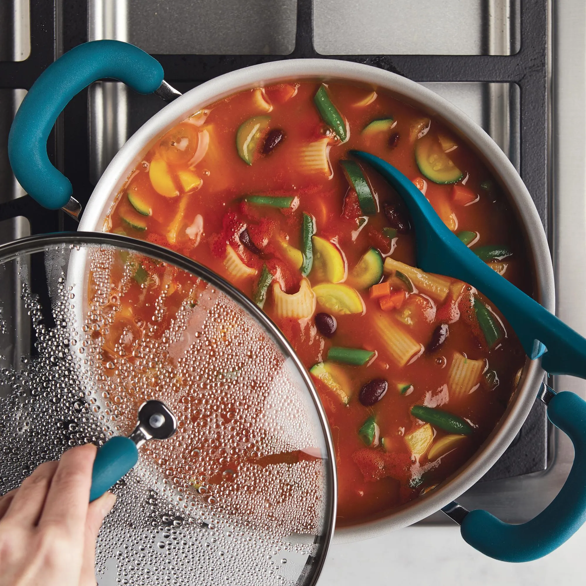 Create Delicious 6-Quart Hard Anodized Nonstick Induction Covered Stockpot