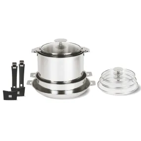 Cristel Mutine Stainless 13-Piece Cookware Set