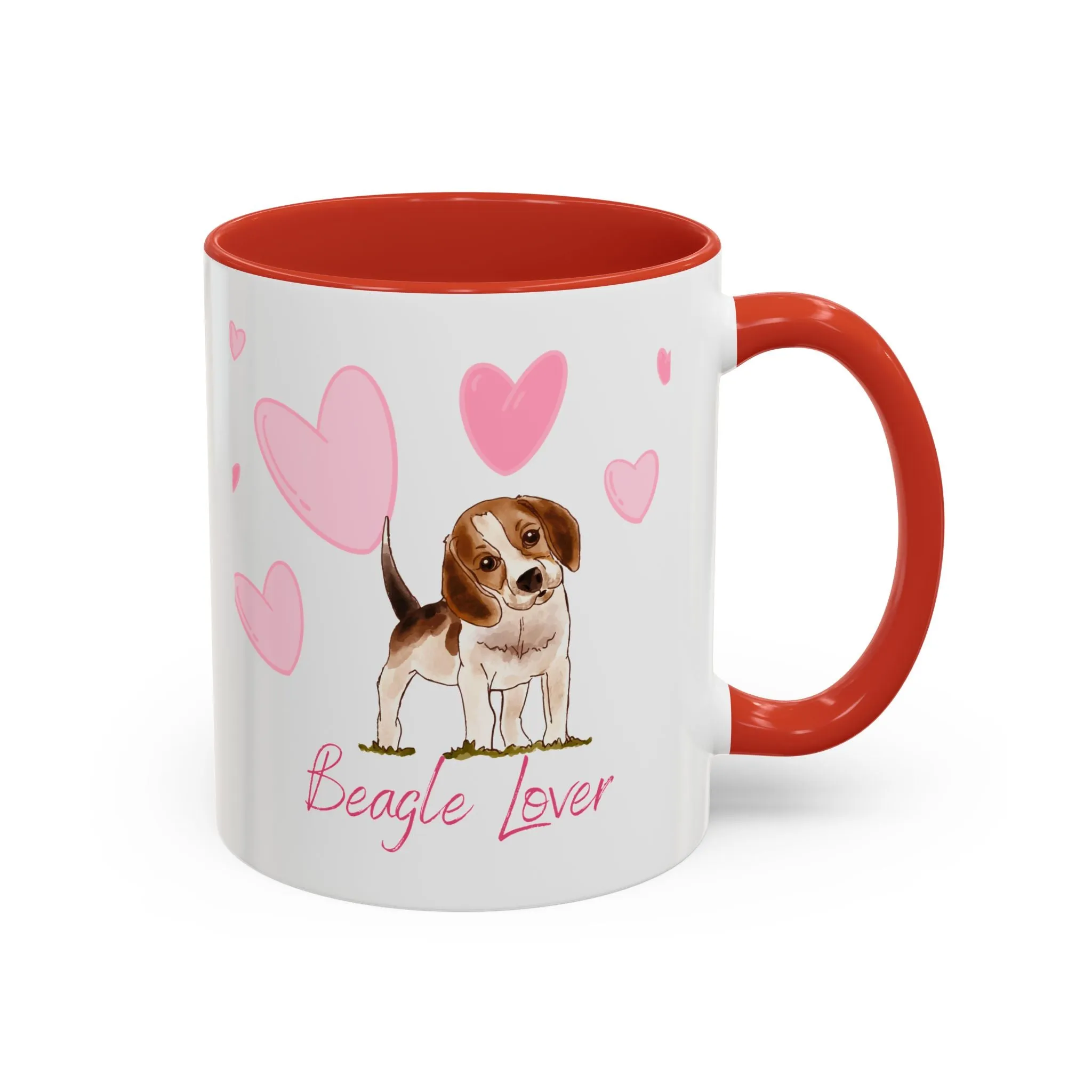 Custom Beagle Mug 11oz Ceramic – Multi-Color Coffee Mug for Dog Lover Gifts, Special Holiday Dog Gifts