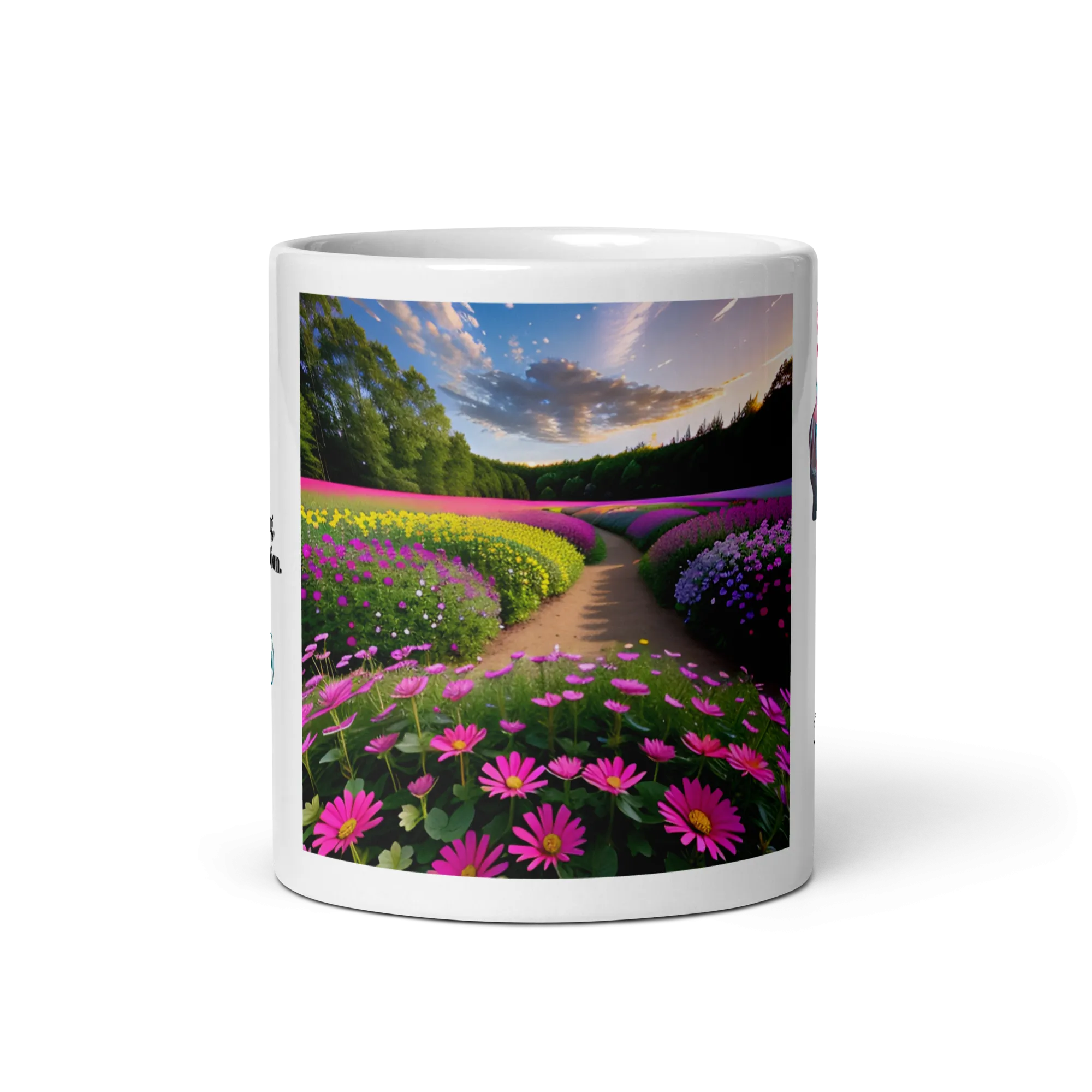 Custom White Glossy Mug - Sturdy & Stylish, Available in 11 oz, 15 oz, and 20 oz Sizes