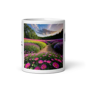 Custom White Glossy Mug - Sturdy & Stylish, Available in 11 oz, 15 oz, and 20 oz Sizes