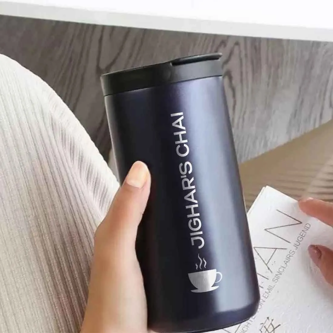 Customized Coffee Insulated Cup for Office Travel Home  (400 ML) - Cup