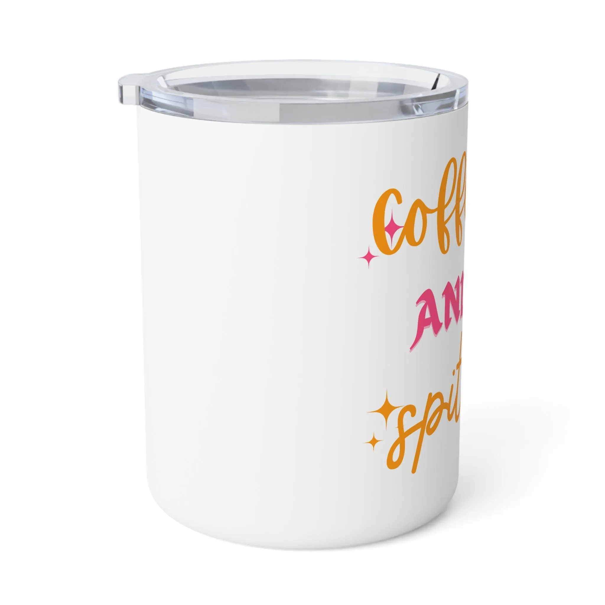 Cute Insulated Coffee Mug - "Coffee and Spite" - Perfect for Coffee Lovers