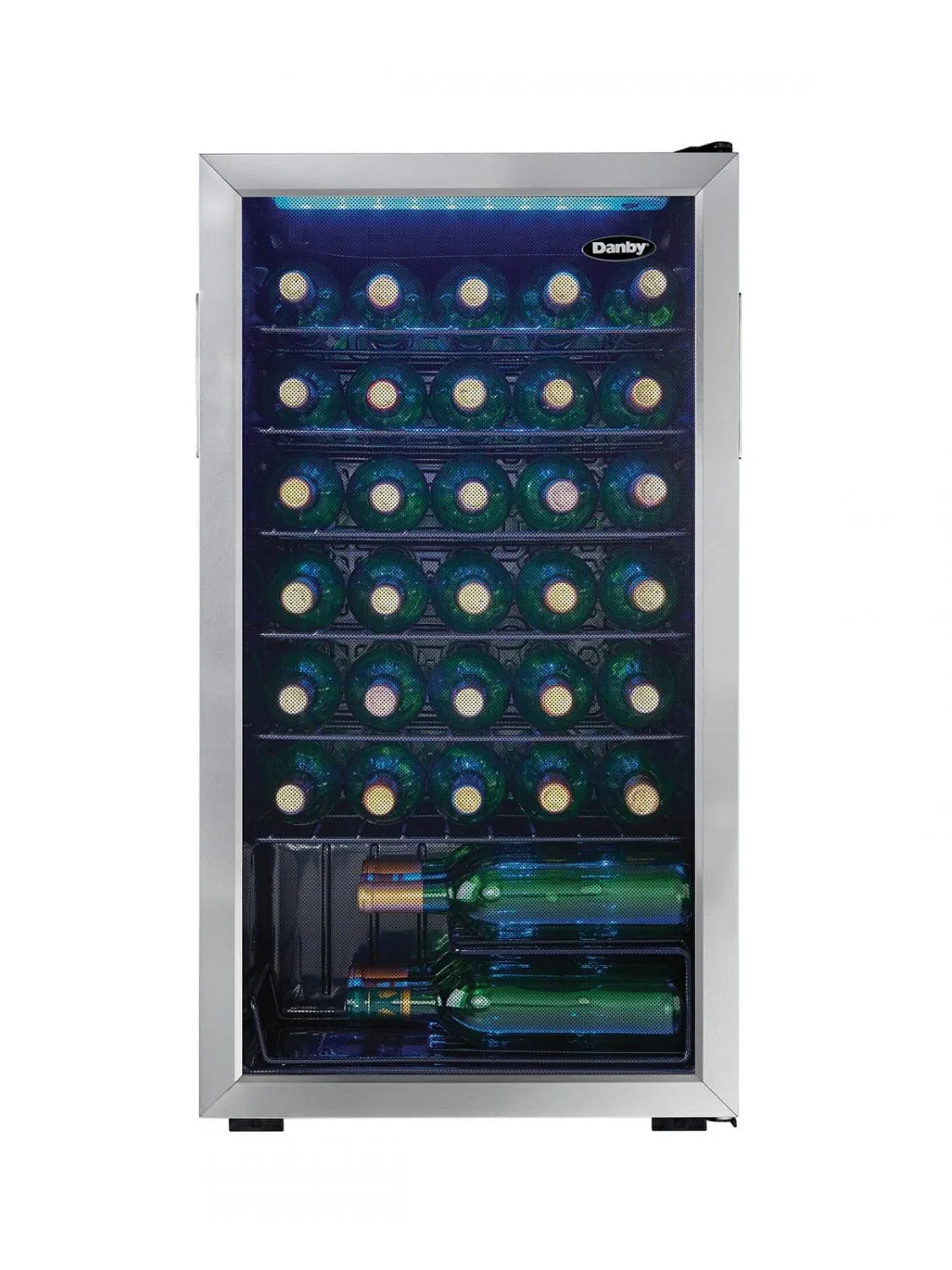 Danby - 17.5 Inch 36 Bottles cu. ft Wine Fridge Refrigerator in Stainless - DWC036A1BSSDB-6