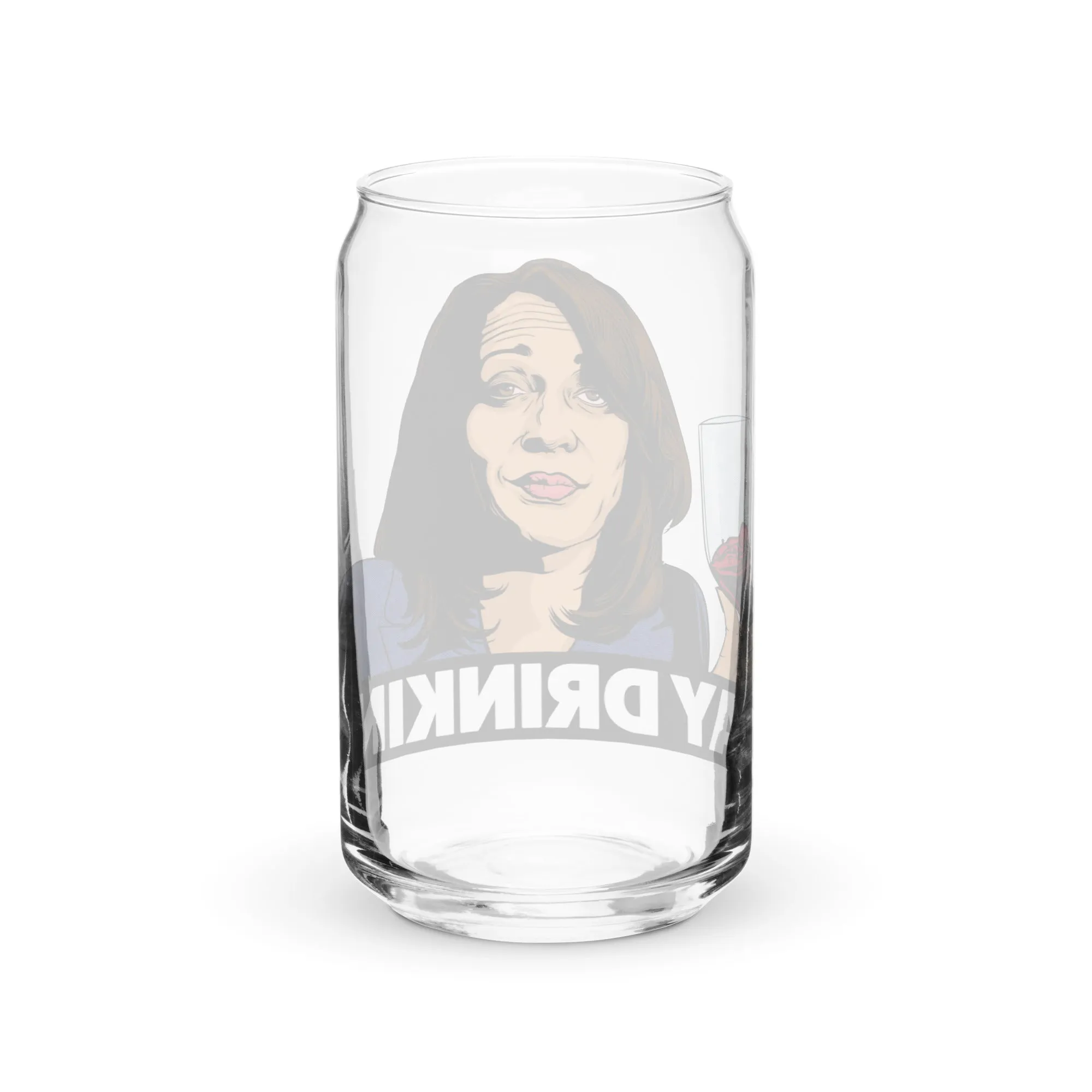 Day Drinking Kamala Harris Can-shaped Glass