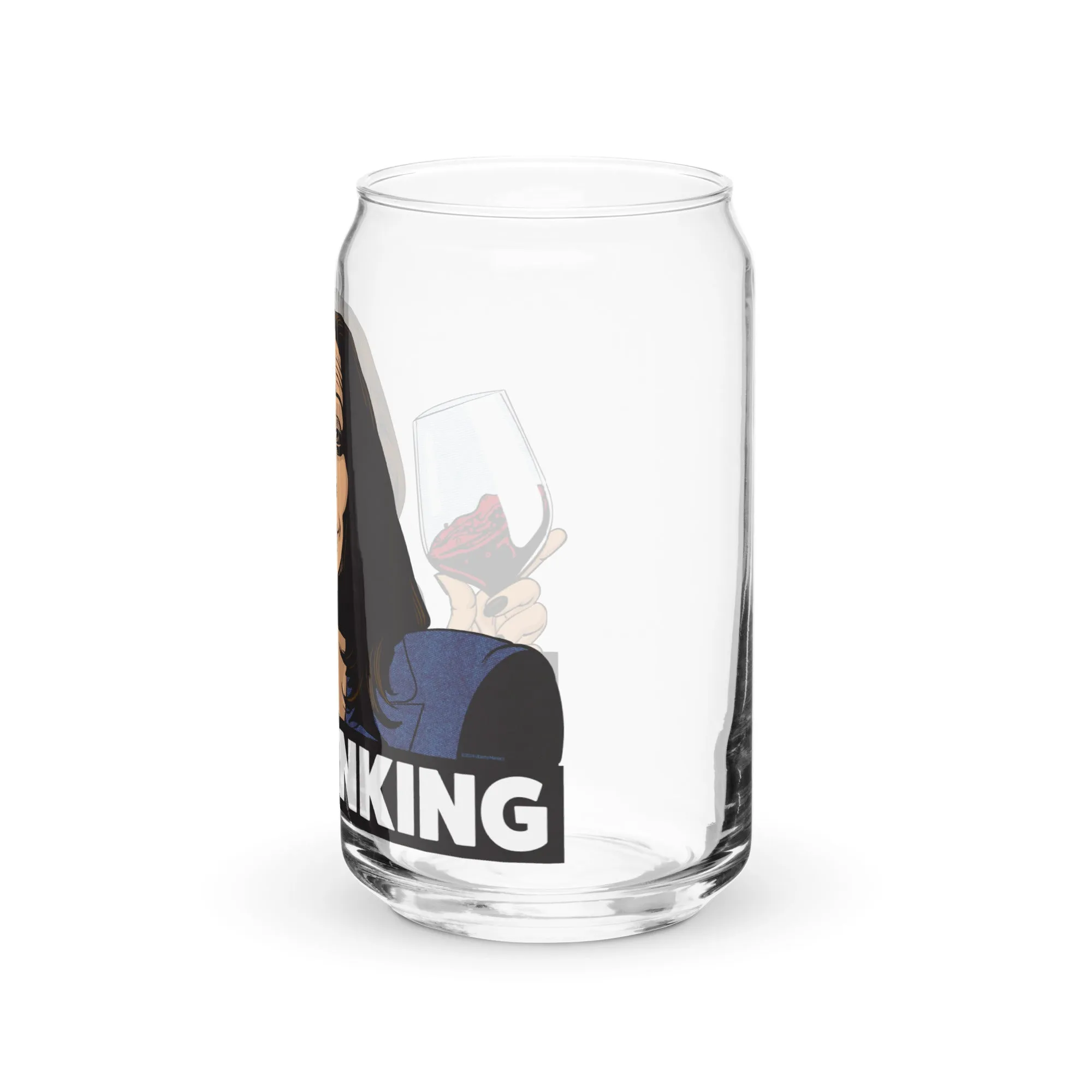 Day Drinking Kamala Harris Can-shaped Glass