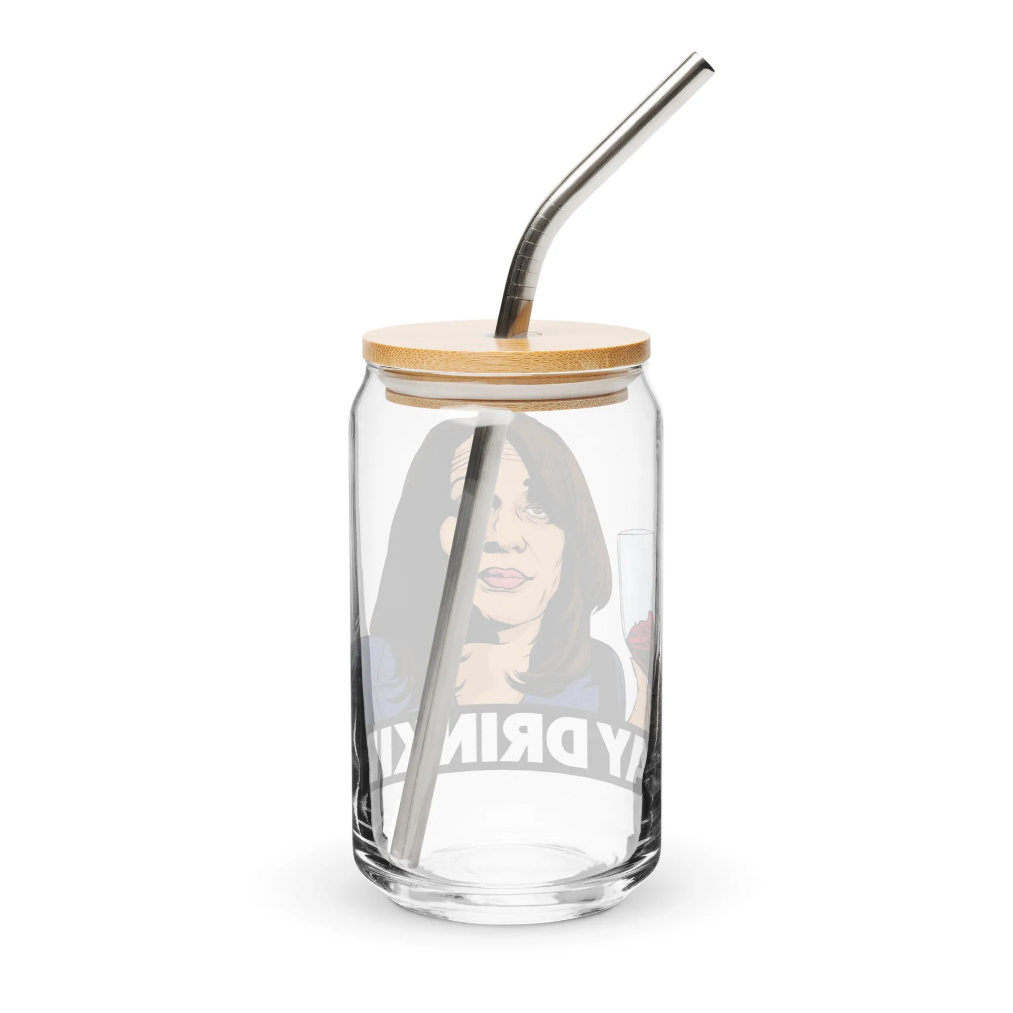 Day Drinking Kamala Harris Can-shaped Glass