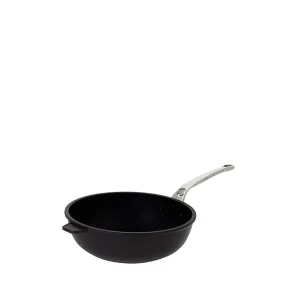 de Buyer Choc Extreme Non-Stick Cast Aluminium Sauteuse Pan, 9.5-Inches