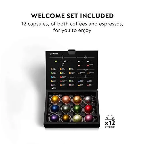 DeLonghi America, Inc ENV135R Nespresso Vertuo Evoluo Coffee and Espresso Machine, Red