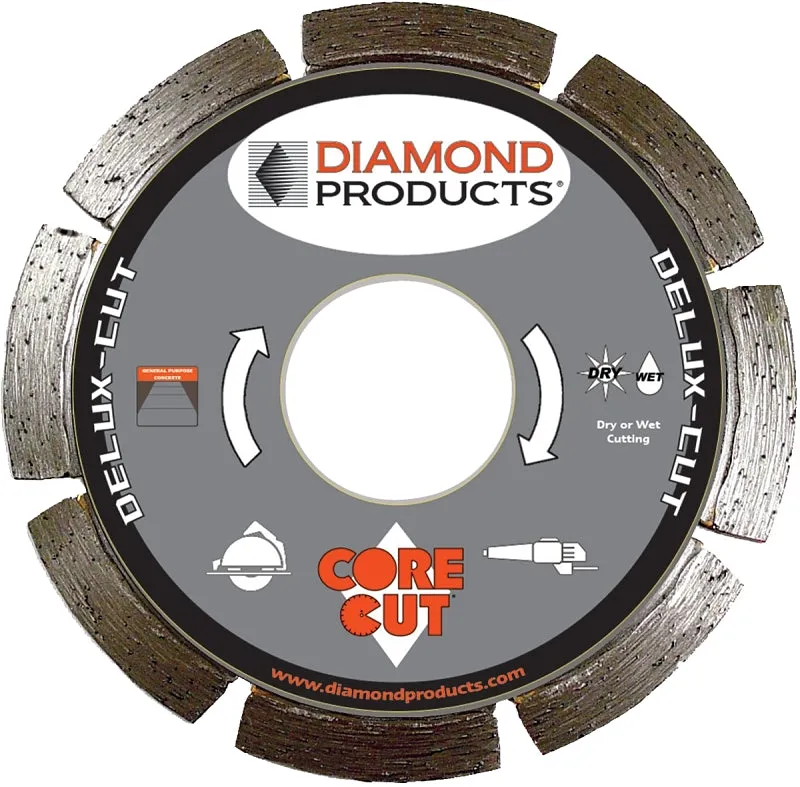 Diamond Products 22785 Circular Saw Blade, 7 in Dia, 7/8 in Arbor, Applicable Materials: Concrete :EA: QUANTITY: 1