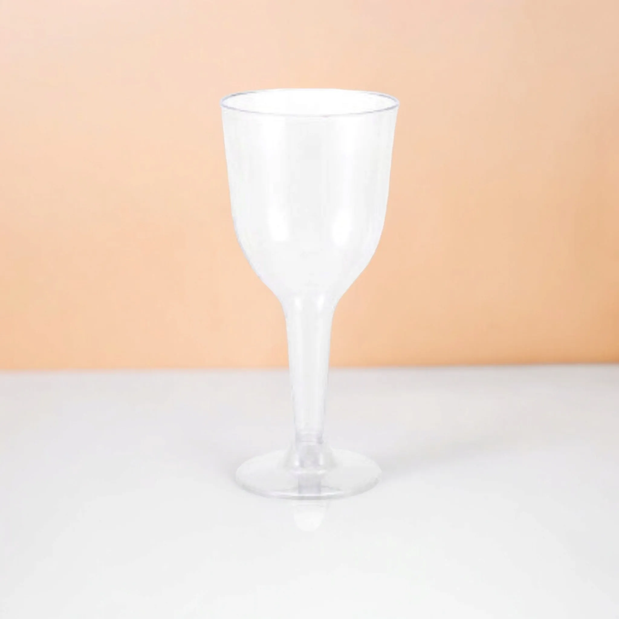 Disposable Stemmed Party Cup 300ml Clear with Detachable Base 10pack