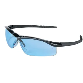 DL113 MCR Safety DL1 Series Safety Glasses, Light Blue Lens, TPR Black Temple