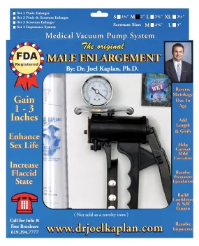 Dr. Joel Kaplan Medium Male Enlargement Pump System 2" I.D.