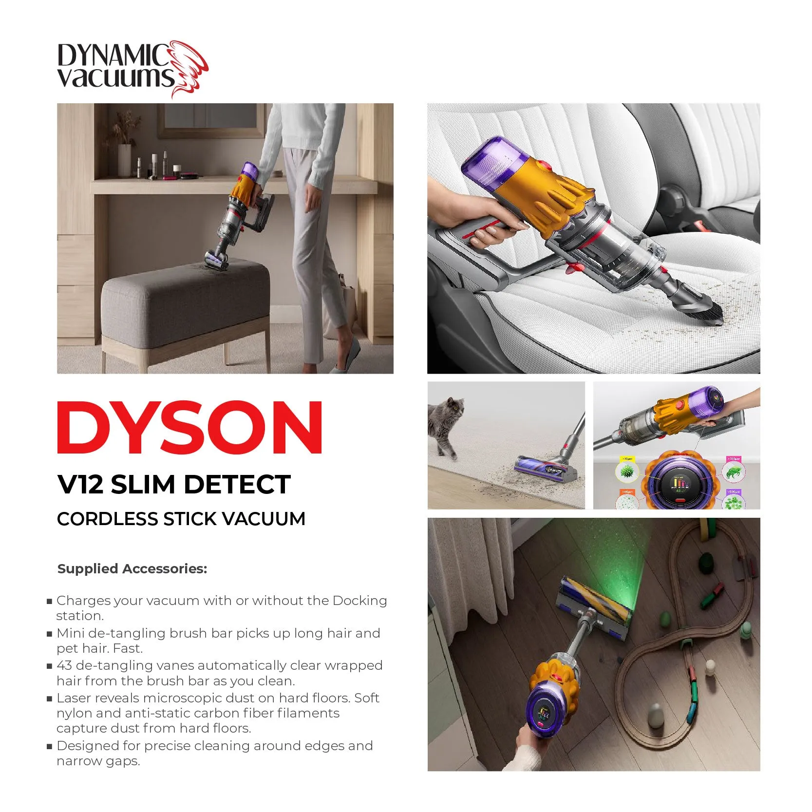 Dyson V12 Slim Detect Cordless Stick Vacuum