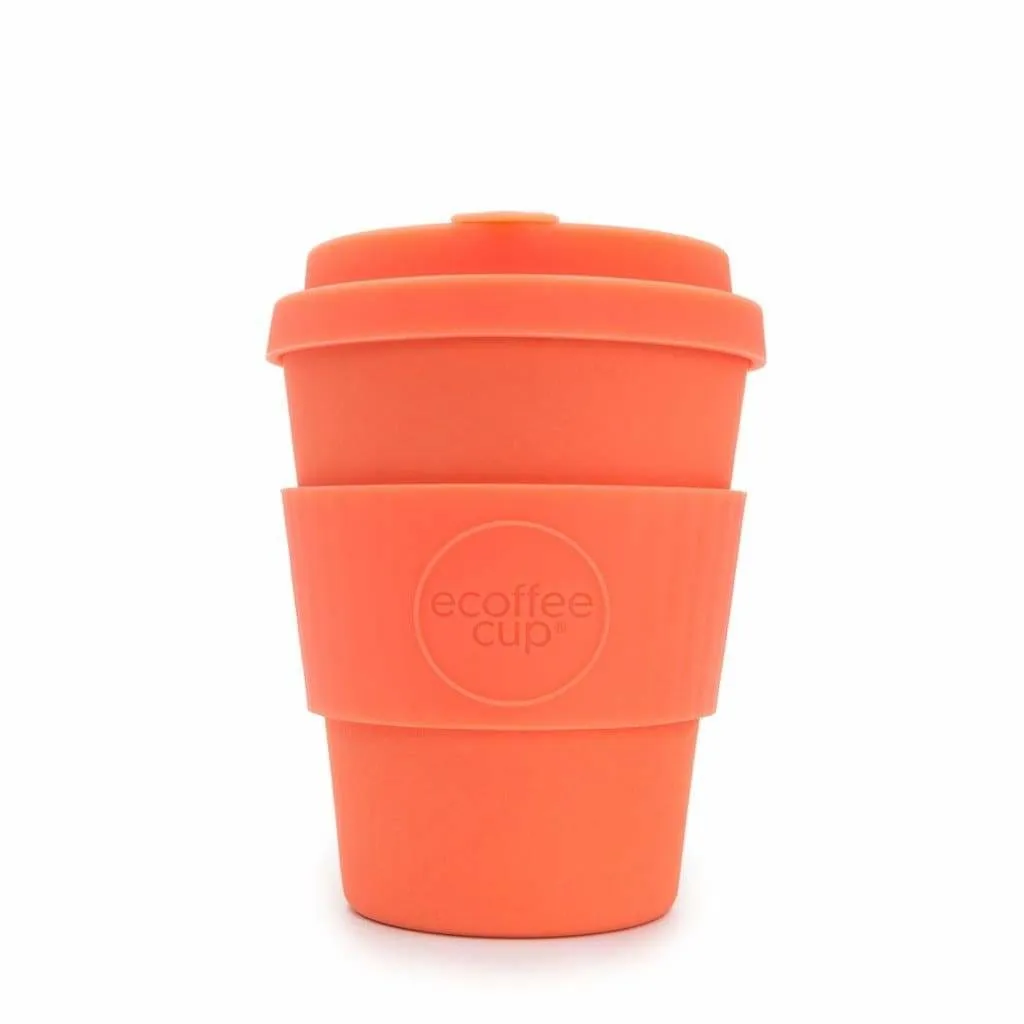 Ecoffee Cup Mrs Mills with Red Lid 14oz