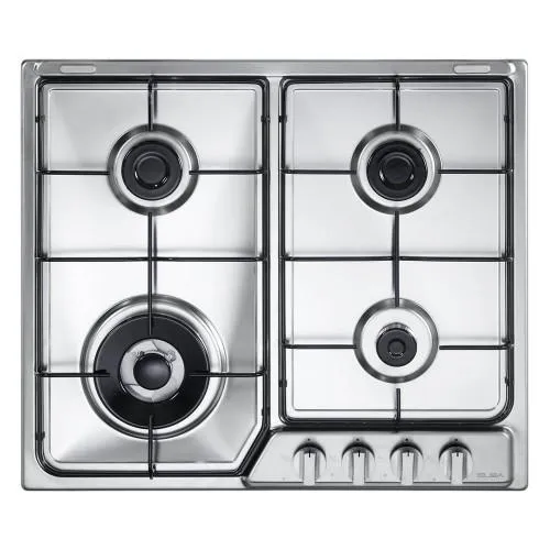 Elba EHS 645D1 SB 60 cm Built in Stainless Steel Gas Hob EHS645D1SB