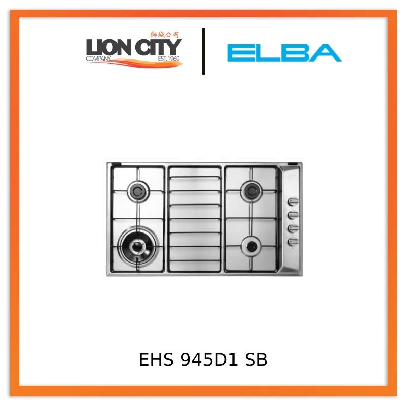 Elba EHS 945D1 SB  90cm Built in Stainless Steel Gas Hob EHS945D1 SB