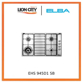 Elba EHS 945D1 SB  90cm Built in Stainless Steel Gas Hob EHS945D1 SB