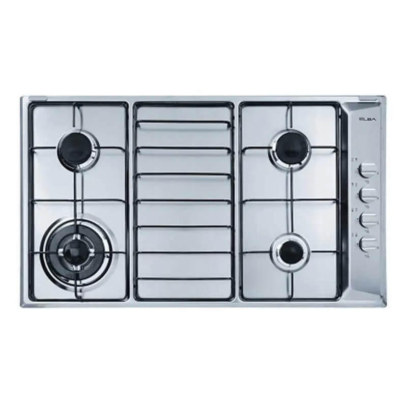 Elba EHS 945D1 SB  90cm Built in Stainless Steel Gas Hob EHS945D1 SB