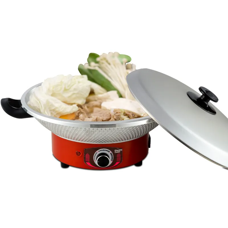 Electric Wok, Steamboat, Multi Cooker, Frying Pan 12 Inch (PPEC815)