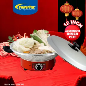 Electric Wok, Steamboat, Multi Cooker, Frying Pan 12 Inch (PPEC815)