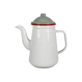 Enamel Coffee Pot 16cm Kettle with Goose Neck Spout