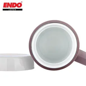 ENDO 400ML Double Stainless Steel Mug With Fine Porcelain Interior