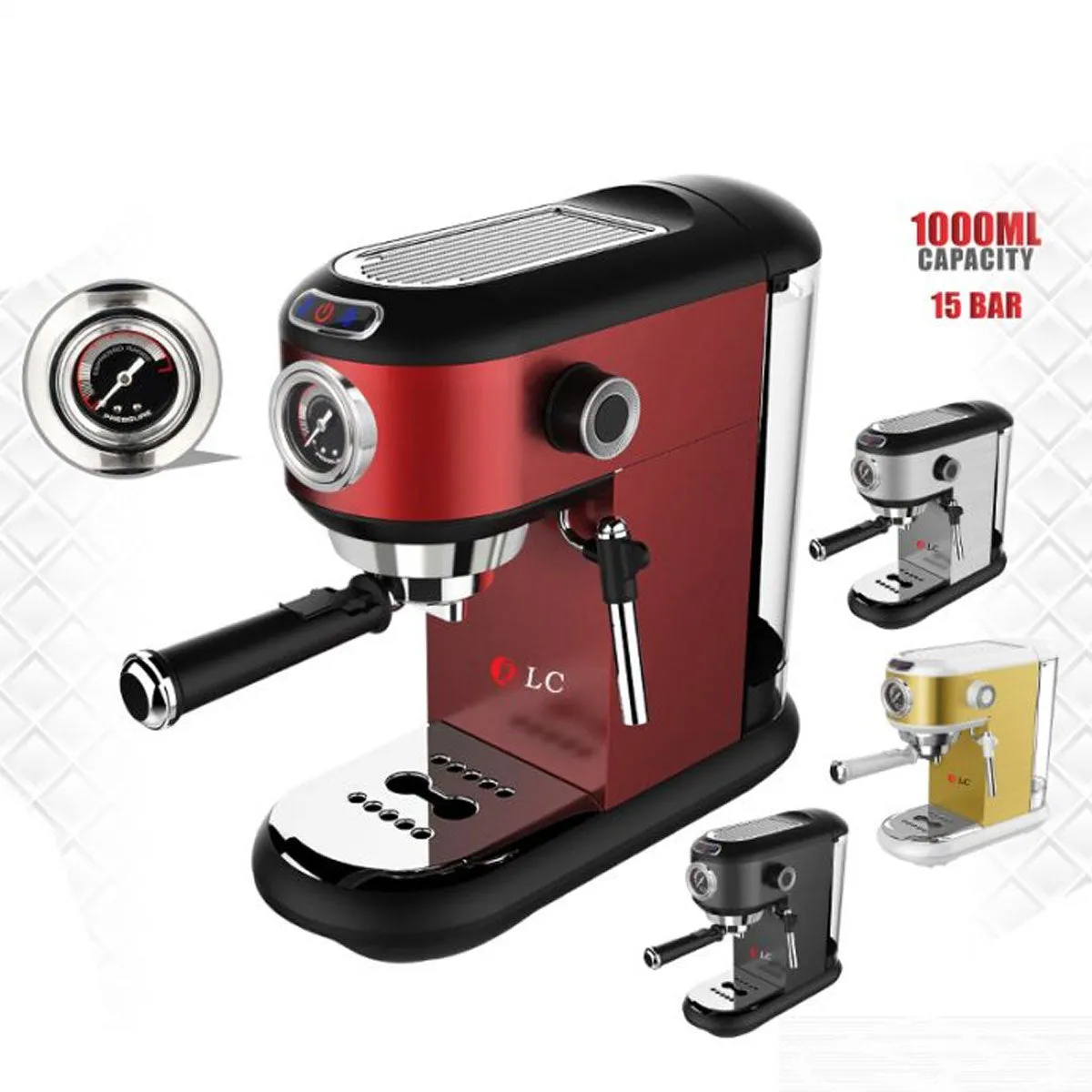 Espresso Coffee Machine With 15 Bar