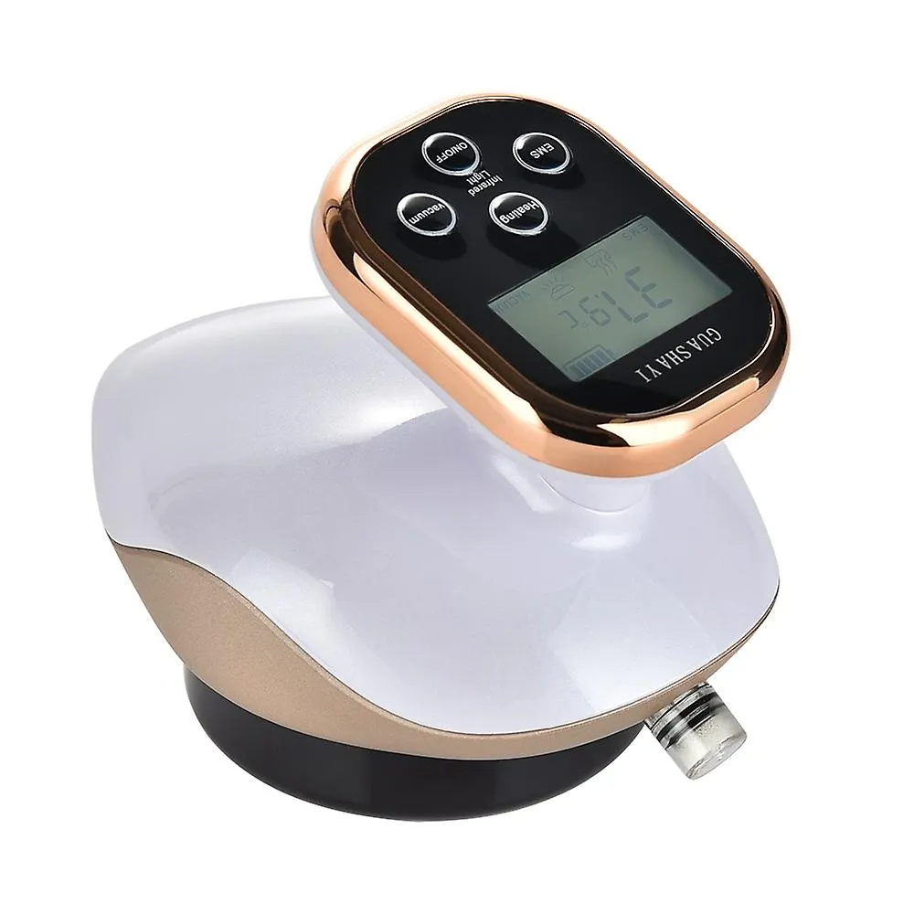 EU Plug Rechargeable Electric Cupping Machine Negative Pressur Infrared Heating Therapy Gua Sha Vacuum Cupping Massage Fa1190