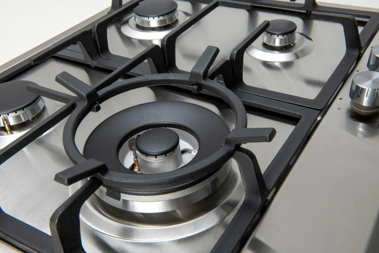 Euro Appliances ECT60G4X 60cm Stainless Steel Gas Cooktop