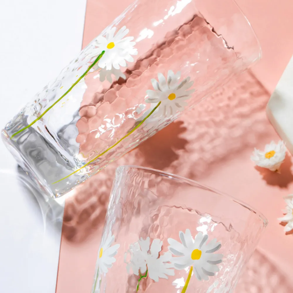 Flower Glass Cups