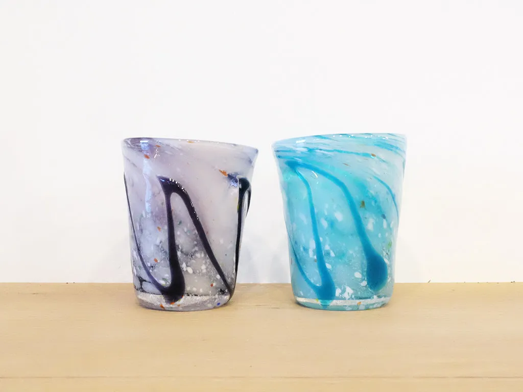 Flowing Glass Cup by Glass Studio Hiro