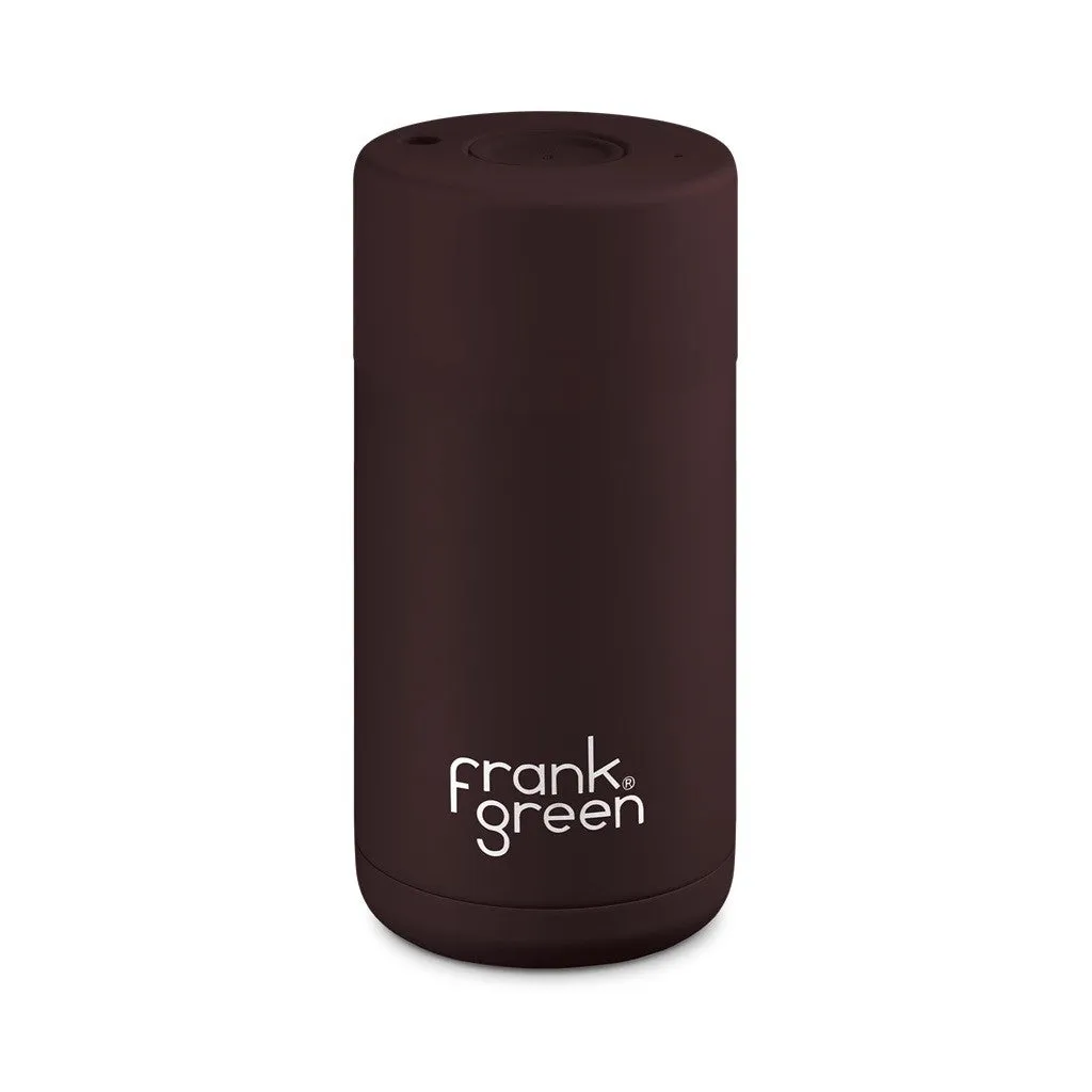 Frank Green Ceramic Reusable Cup 12oz/355ml - Chocolate