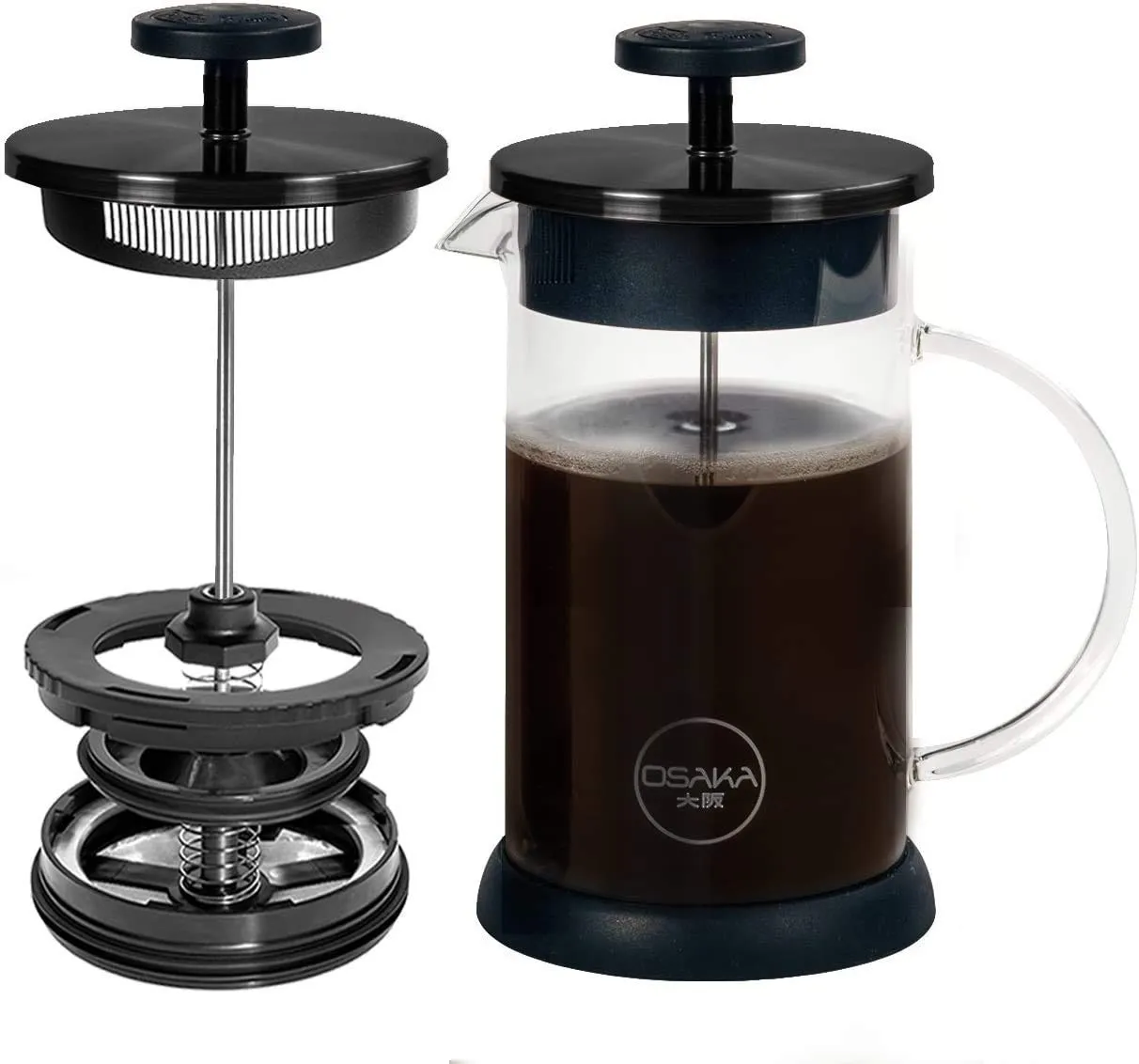 French Press Coffee And Tea Maker - Patent-Pending, Vacuum Insulated Stainless