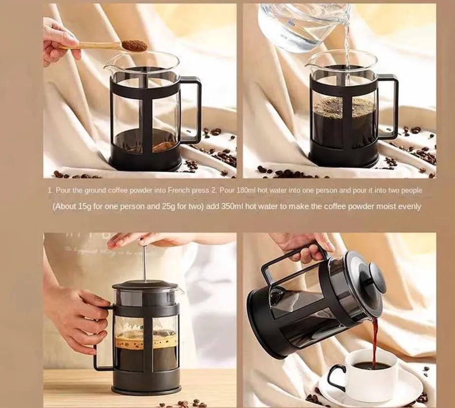 French Press Coffee Pot - (SA117)