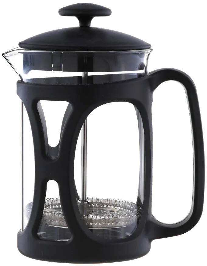 French Press: GROSCHE Basel - Black, available in 2 sizes