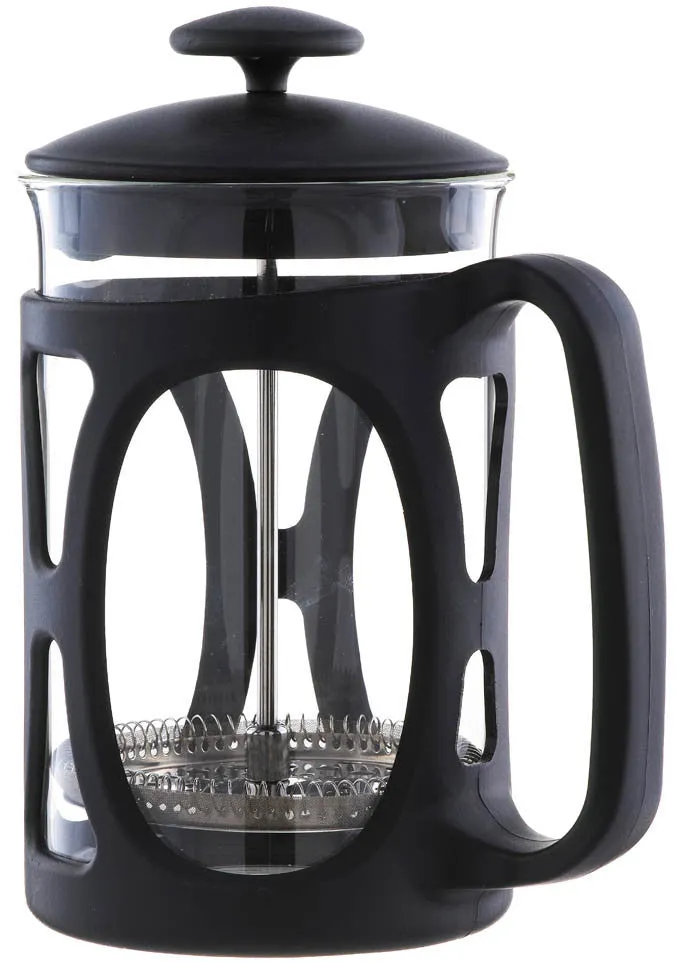 French Press: GROSCHE Basel - Black, available in 2 sizes