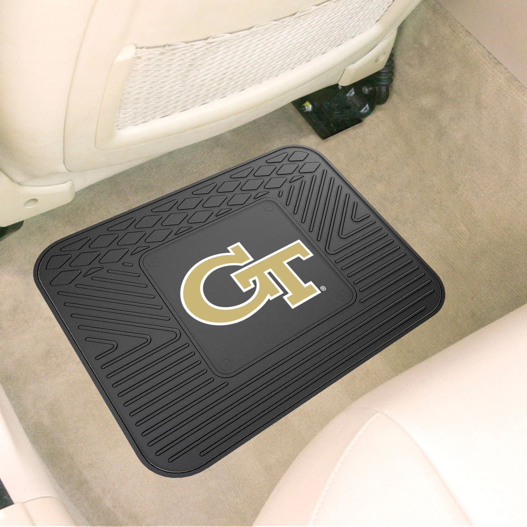 Georgia Tech Yellow Jackets Back Seat Car Utility Mat - 14in. x 17in.