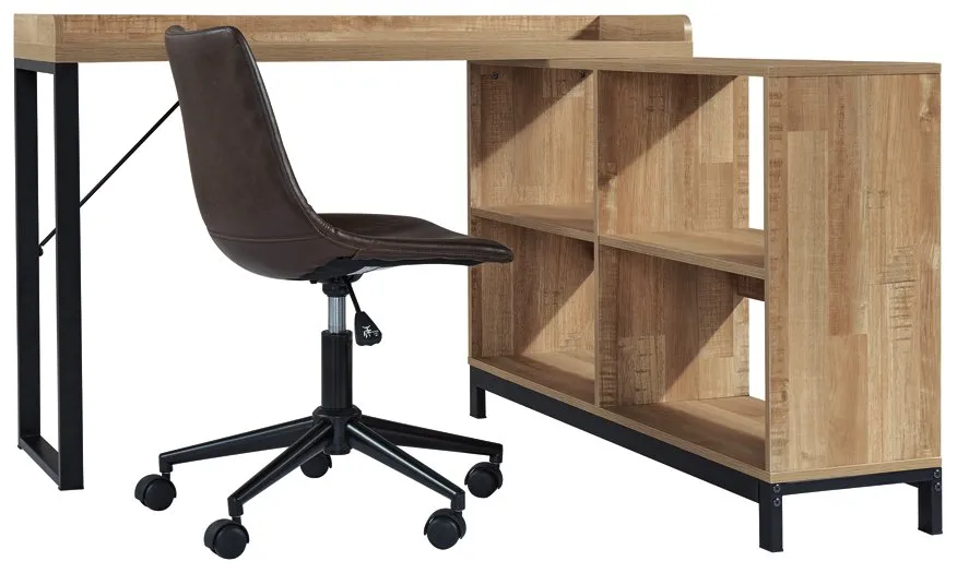 Gerdanet Home Office Desk with Chair