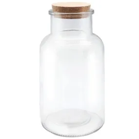 Glass Bottle with Cork Top - 2.8L