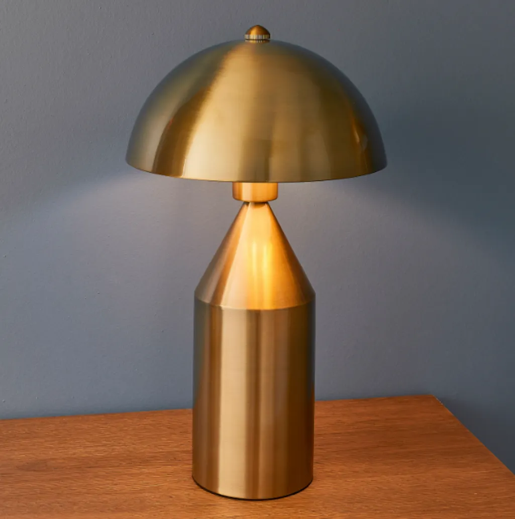 Gold Dome Lamp