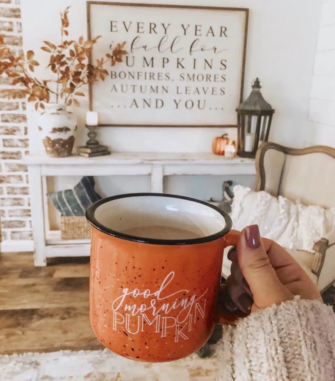 Good Morning Pumpkin Campfire Mug