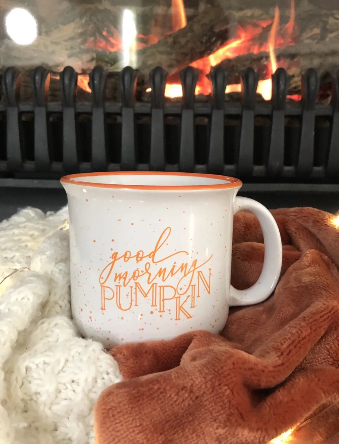 Good Morning Pumpkin Campfire Mug