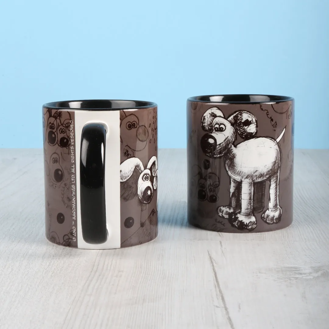 Gromit Grey Sketch Mug